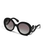Prada Round Baroque Sunglasses - Lyst