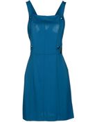 Versace Jeans Short Dress - Lyst