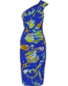 Matthew Williamson One-Shoulder Jersey Dress - Lyst