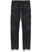 Balmain Regular Fit Biker Jeans - Lyst