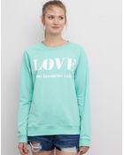 Pull&Bear Printed Sweatshirt - Lyst
