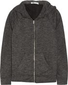 T By Alexander Wang Cottonblend Hooded Top - Lyst