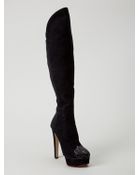 Charlotte Olympia 'Sarah' Heeled Platform Boots - Lyst