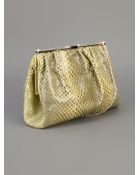 valentino yellow clutch