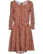 Prada Short Dress - Lyst