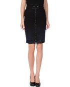 Karl Lagerfeld Denim Skirt - Lyst
