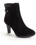 Anne Klein Stoke Suede Ankle Boots - Lyst