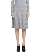Brooks Brothers Argyle Pleated Knit Skirt - Lyst