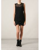 Ann Demeulemeester Sleeveless Sheer Top - Lyst