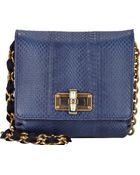 Lanvin Python Happy Mini Pop Crossbody - Lyst