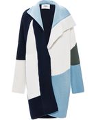 Prabal Gurung Ribbed Wool Knit Coat - Lyst