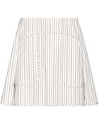 Nina Ricci Pinstriped Cotton Skirt - Lyst