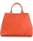 Tory Burch Logo Tote - Lyst