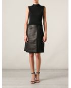 Calvin Klein Asymmetric Skirt - Lyst