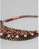 Pull&Bear Beads And Threads Detail Necklace - Lyst