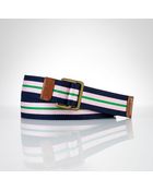 Polo Ralph Lauren Classic Striped Belt - Lyst