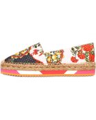 Dolce & Gabbana 30Mm Gerani Silk Brocade Espadrilles - Lyst