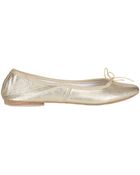 Suzie Mas Metallic Calf Ballerina Flats - Lyst