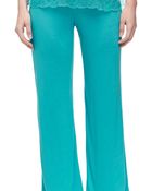 Eberjey Summer Jersey Lace-Trim Pants - Lyst