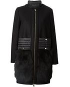 Moncler 'Regle' Overcoat - Lyst