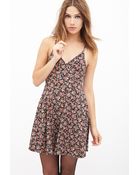 Forever 21 Garden Chic Surplice Dress - Lyst