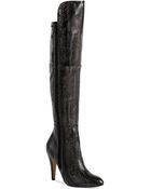 Mia Anastasia Over-The-Knee Dress Boots - Lyst