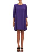 Lisa Perry Silk Cady Swing Dress - Lyst