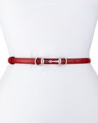 Gucci Calfskin Horsebit-Buckle Belt - Lyst