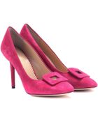 Charlotte Olympia Catherine Suede Pumps - Lyst