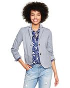 Gap Classic Stripe Ponte Blazer - Lyst
