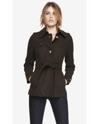 Express Wool Blend Turn Lock Trench Coat - Lyst