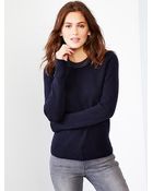 Gap Cozy Metallic-Neck Sweater - Lyst
