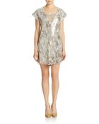 Free People Sequin Shift Dress - Lyst