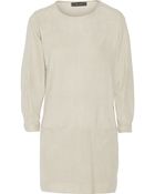 Isabel Marant Varda Perforated Suede Mini Dress - Lyst