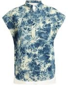 3.1 Phillip Lim Bleached Denim and Cotton Top - Lyst
