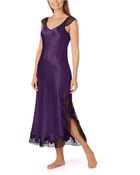 Oscar de la Renta Long Charmeuse Nightgown - Lyst