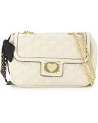Betsey Johnson Heart-Quilted Shoulder Bag - Lyst