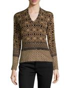 Alberto Makali Knit V-Neck Sweater Pullover - Lyst