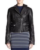 Polo Ralph Lauren Leather Biker Jacket - Lyst