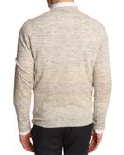 MELINDAGLOSS Off-White Striped Sweater - Lyst