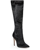 Alice + Olivia Dorsey Calf Hair Boots - Lyst
