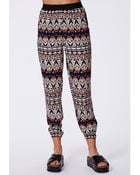 Missguided Zaleska Aztec Print Trousers - Lyst