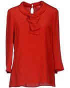 Rena Lange Blouse - Lyst