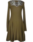 Just Cavalli Short Dress - Lyst