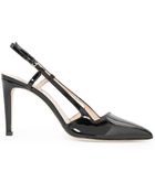 Violeta By Mango Patent Slingback Shoes - Lyst