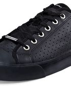 DKNY Barbara Perforated Leather Sneaker - Lyst