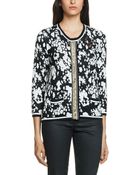 Patrizia Pepe Mixed Wool Cardigan - Lyst