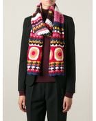 Etro Crocheted Scarf - Lyst