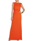 Issa Ruched Crepe Gown - Lyst