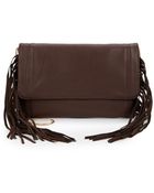 Deux Lux Fringed Faux Leather Clutch Bag - Lyst